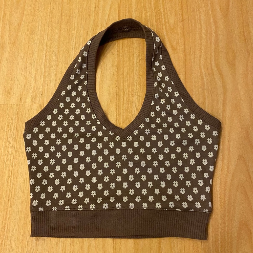 Small Flower Crop tank